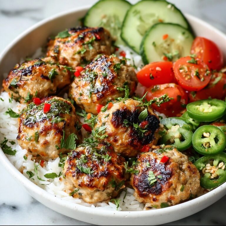 Mediterranean Chicken Meatballs Recipe