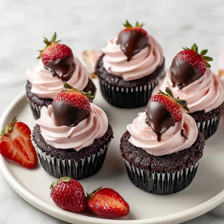 Chocolate Covered Strawberry Cupcakes Recipe
