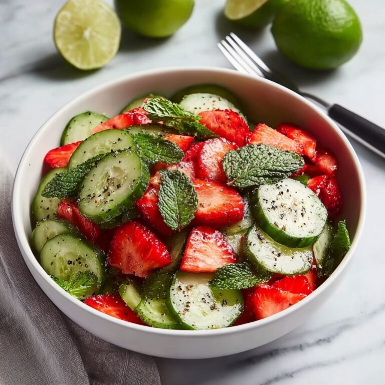 Cucumber Strawberry Salad Recipe