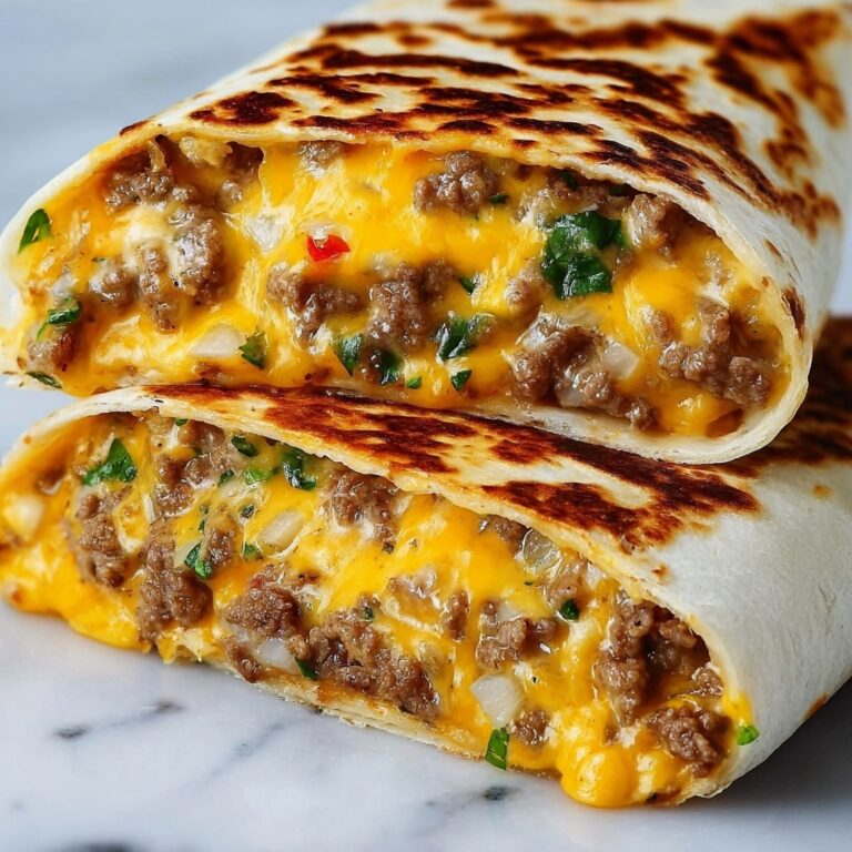 Crunchy Cheeseburger Wrap Recipe