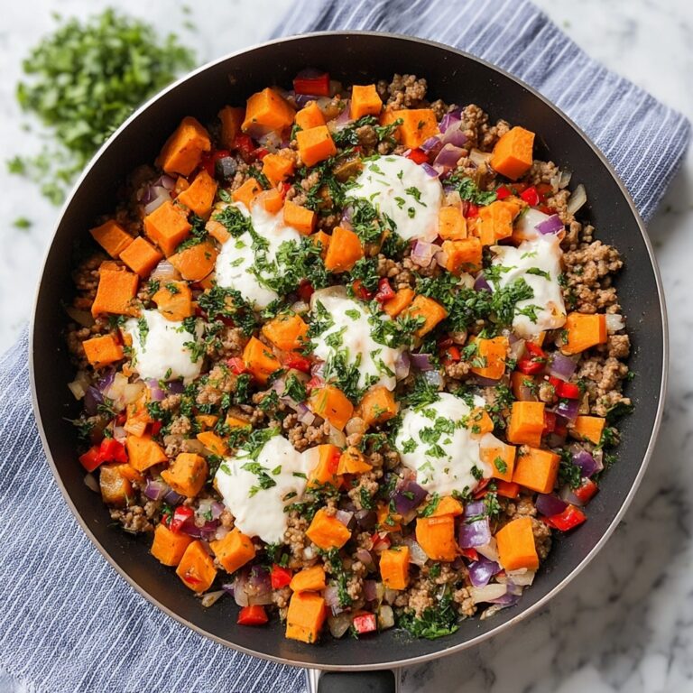 Ground Turkey Sweet Potato Skillet Recipe