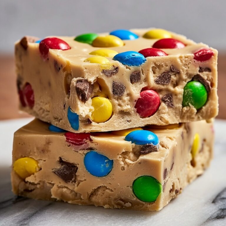 M&M Cookie Dough Fudge Recipe