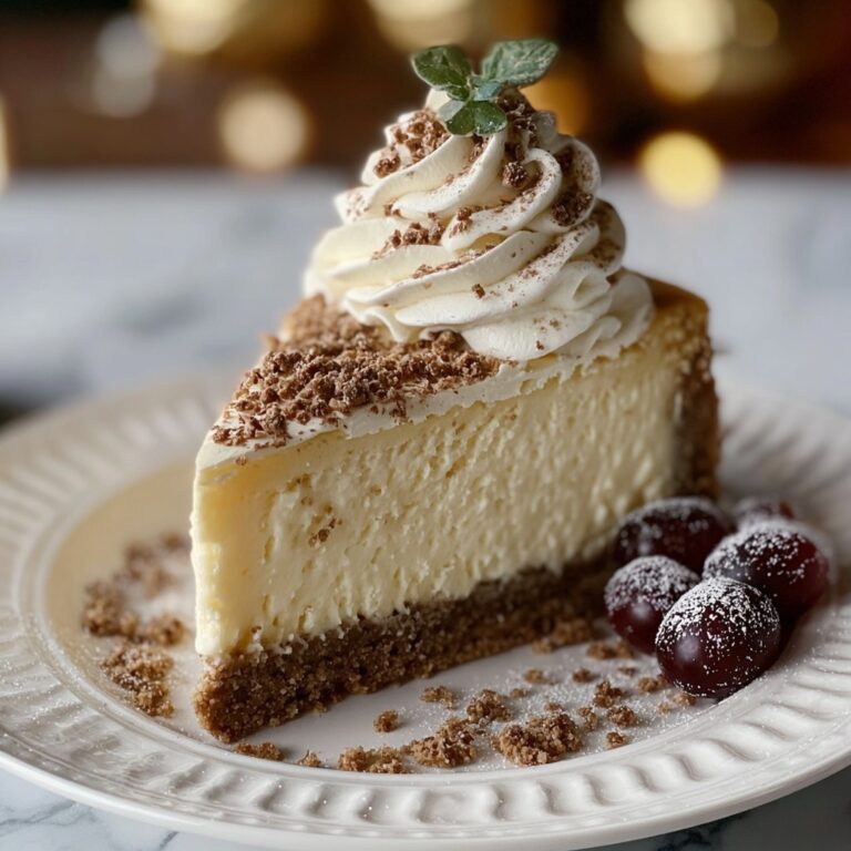 Eggnog Cheesecake Recipe