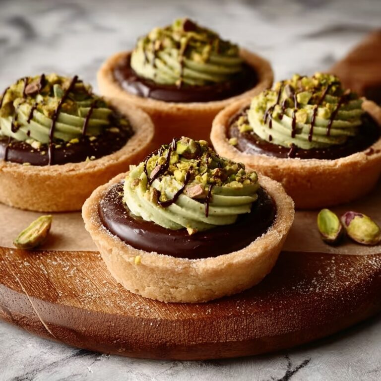 Mini Raspberry Pistachio Tartlets Recipe