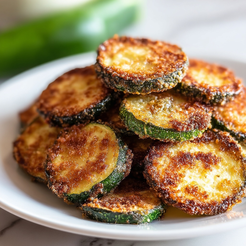 Pan-Fried Zucchini Chips Recipe - Recipe Image