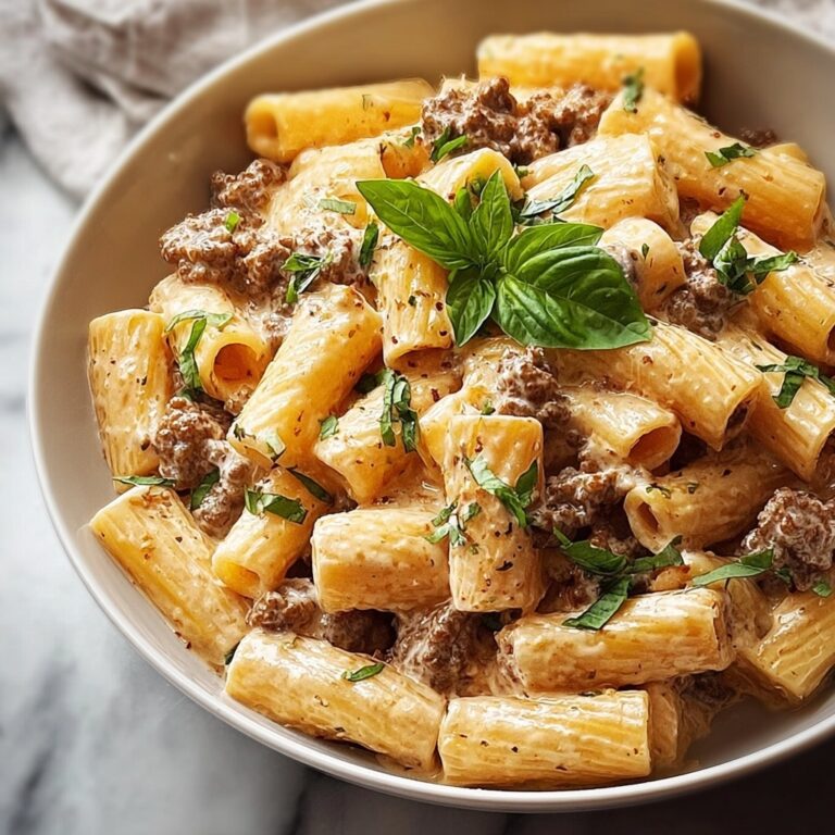Creamy Sausage Rigatoni Recipe