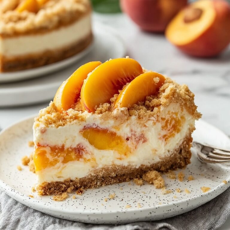 Peach Cobbler Cheesecake Recipe