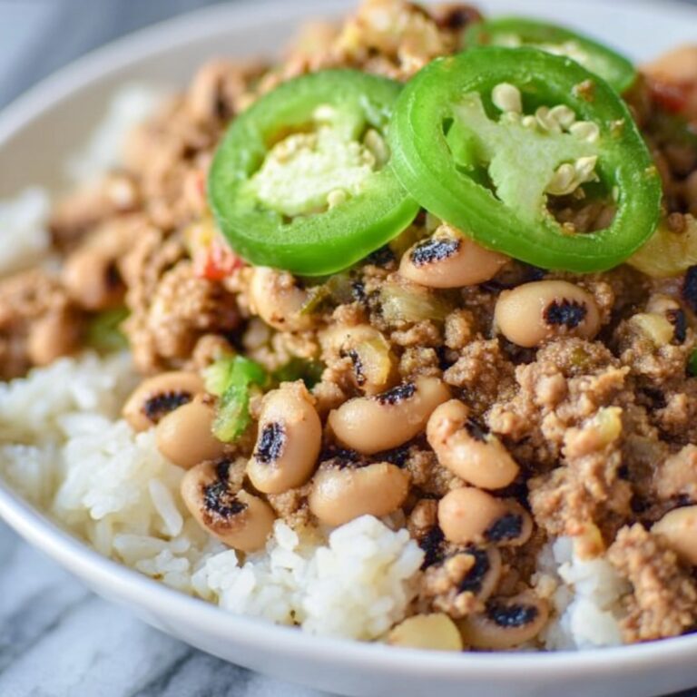 Black Eyed Peas with Sausage and Jalapeños Recipe