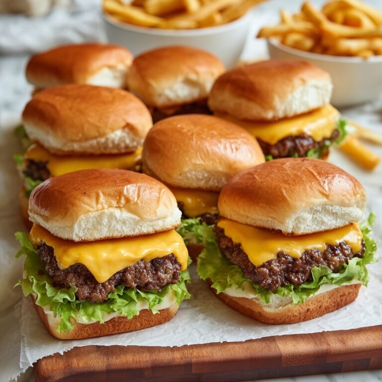 Savory Homemade White Castle Hamburgers for a Cozy Night In Recipe
