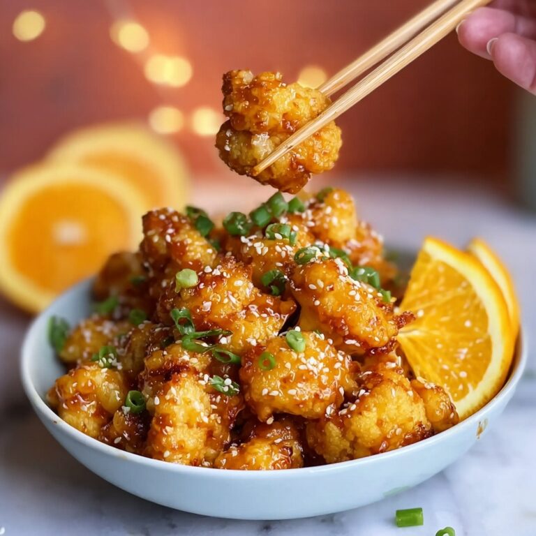 Vegan Glazed Orange Cauliflower “Chicken” Recipe