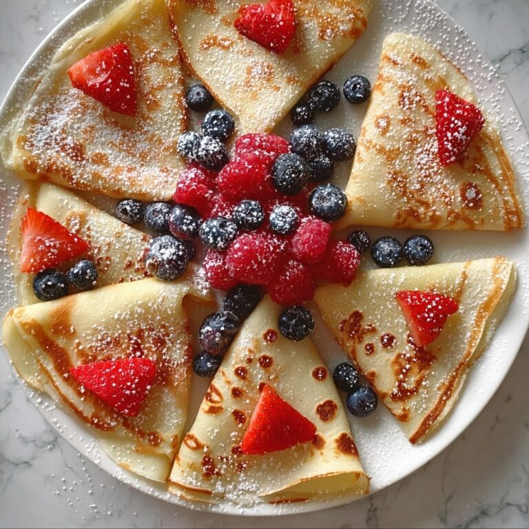 Mixed Berry Crepes Recipe