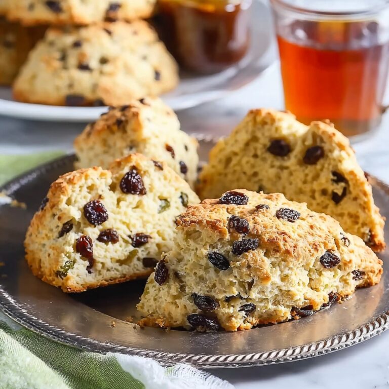 Irish Soda Bread Scones with Raisins and Orange Zest Recipe