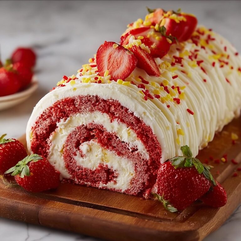 Strawberry Birthday Cake Roll Recipe