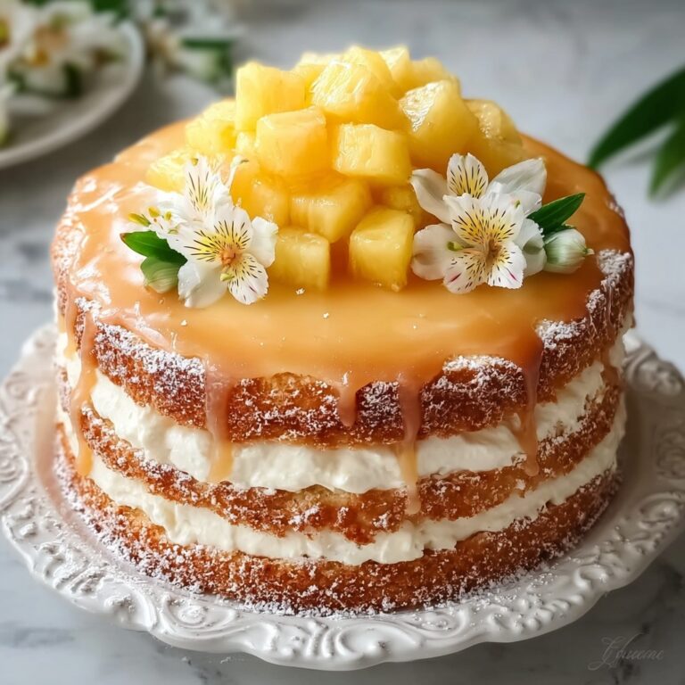 Juicy Pineapple Heaven Cake Recipe