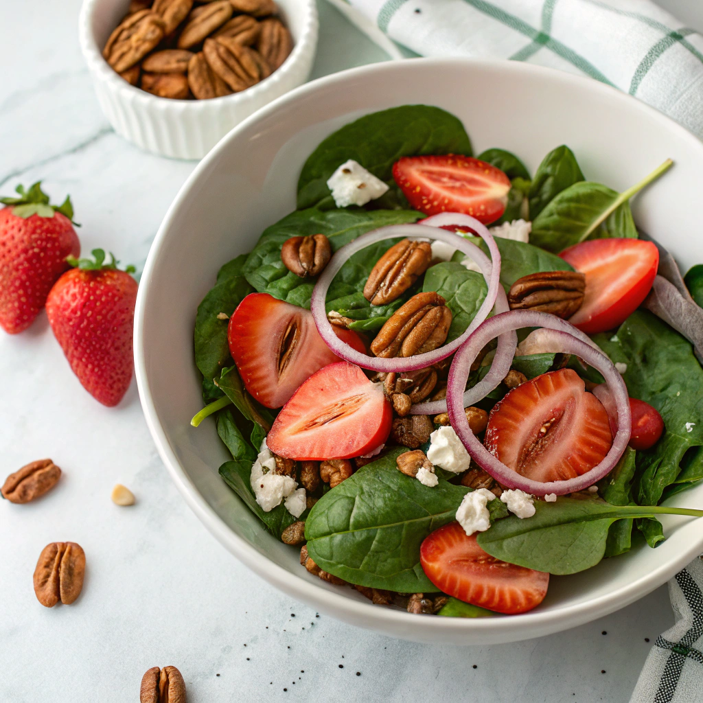 Strawberry Spinach Salad Recipe - Recipe Image