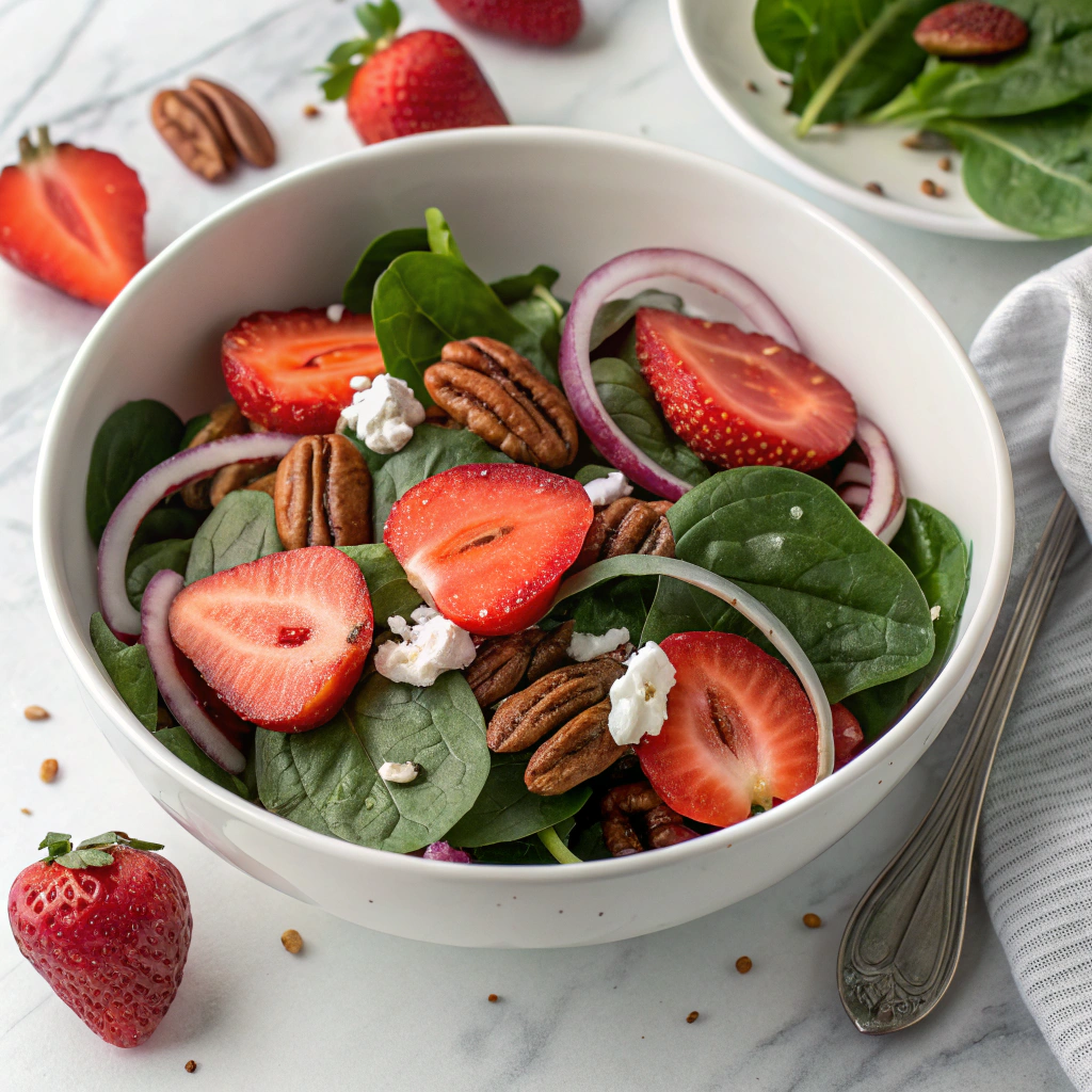 Strawberry Spinach Salad Recipe - Recipe Image