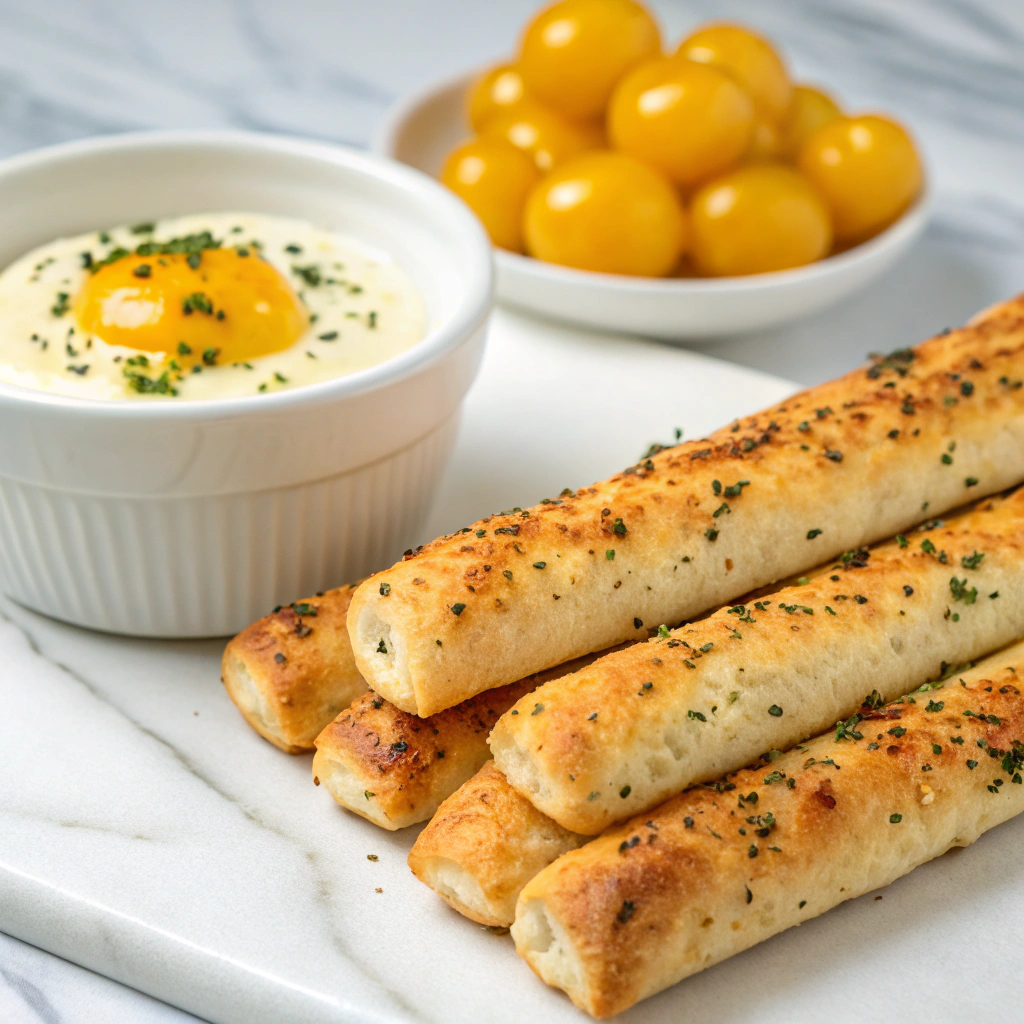 Garlic Herb Breadsticks Recipe - Recipe Image