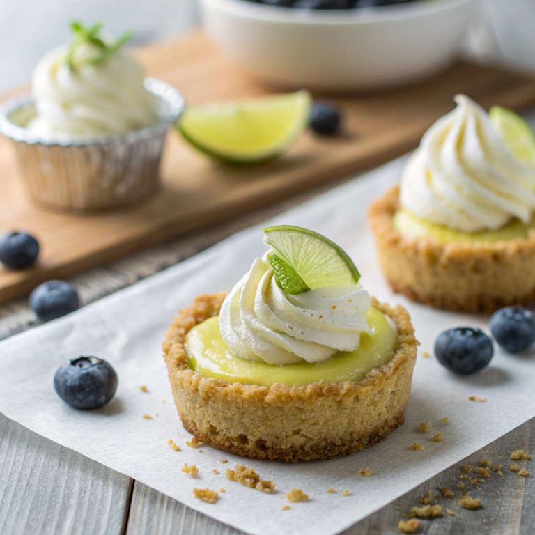 Zesty Key Lime Cheesecake Cookie Cups Recipe