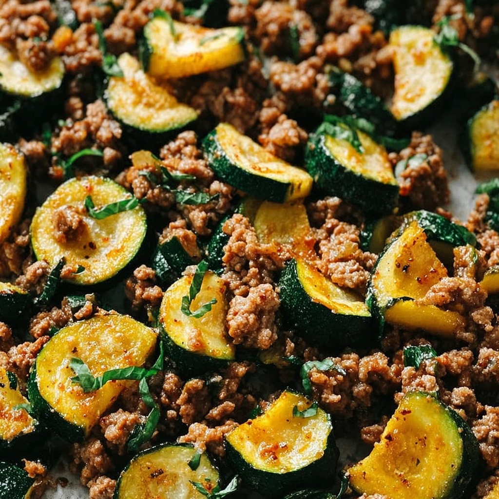 Ground Turkey Zucchini Skillet Recipe - Recipe Image