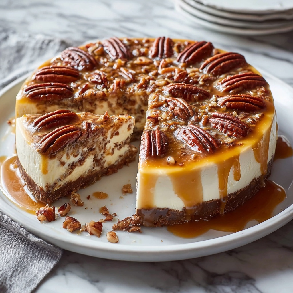 Butter Pecan Cheesecake Recipe - Recipe Image