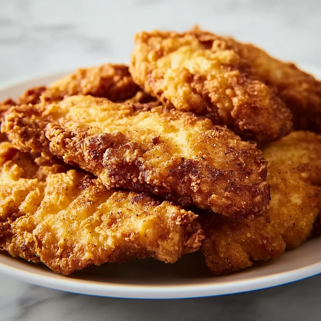 Chicken Fried Steak Fingers with Creamy Gravy Recipe - Recipe Image