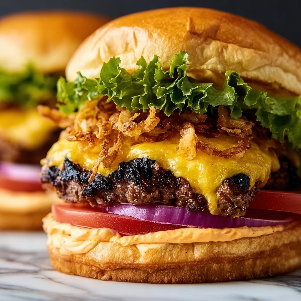 Oklahoma Onion Smash Burgers Recipe - Recipe Image