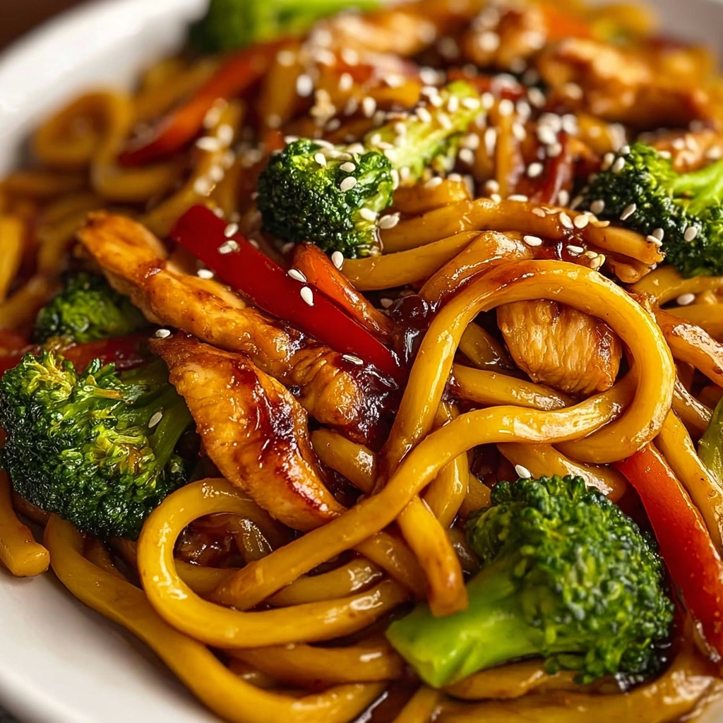 Chicken Teriyaki Noodles Recipe - Recipe Image