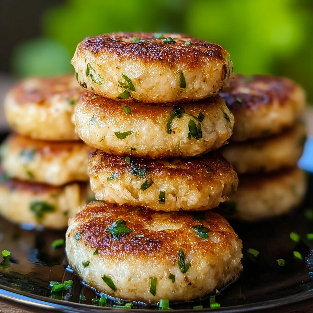 Air Fryer Chicken Rissoles Recipe - Recipe Image