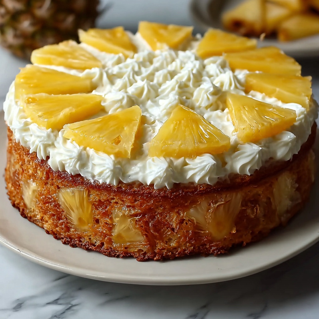 Pineapple Condensed Milk Cake Recipe - Recipe Image
