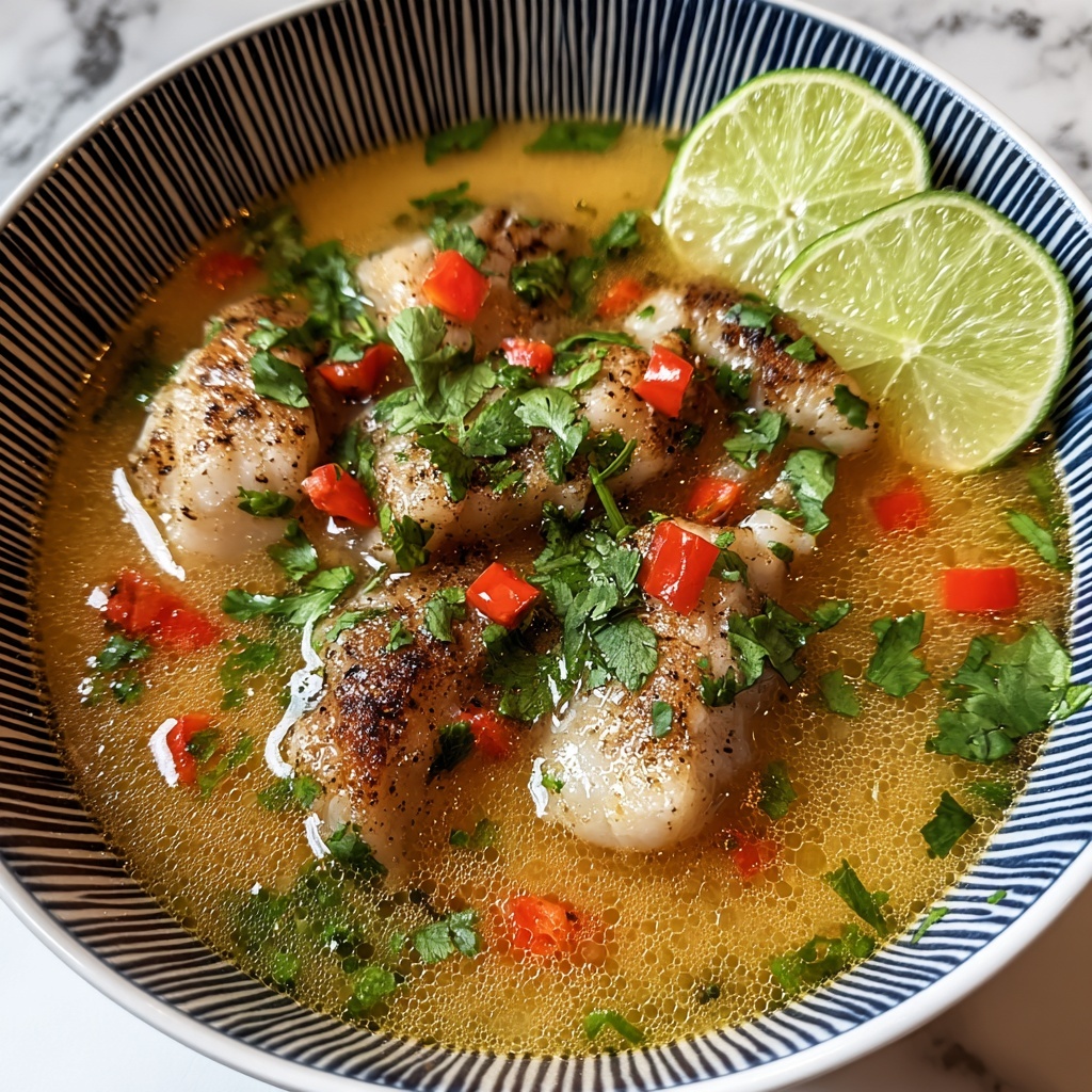 Coconut Lime Fish Soup Recipe - Recipe Image