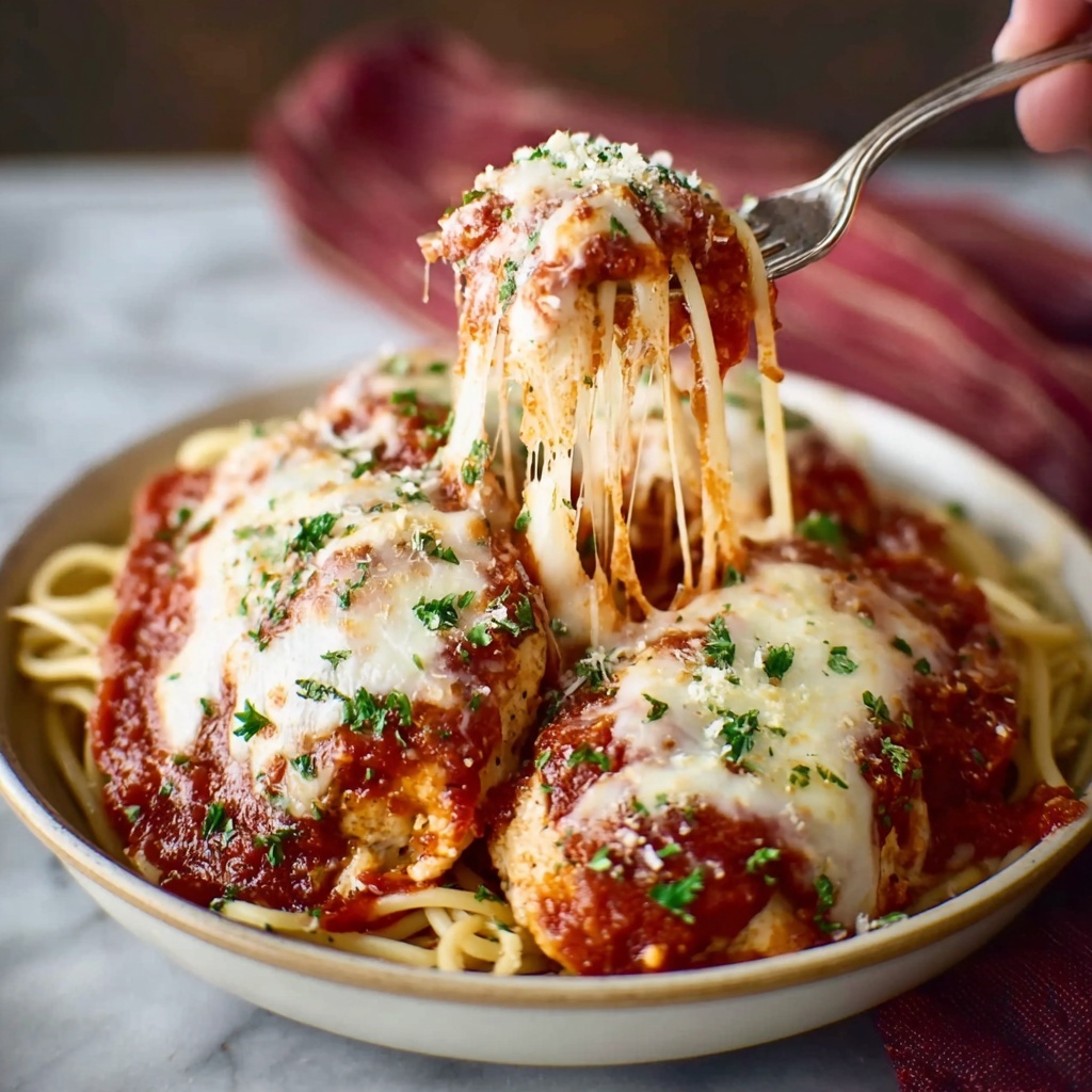 Slow Cooker Chicken Parmesan Pasta Recipe - Recipe Image