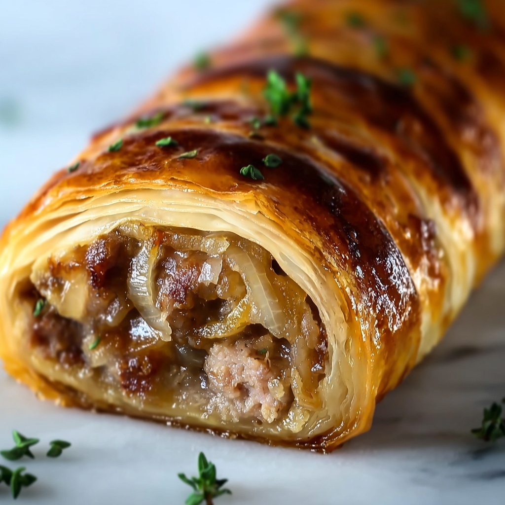French Onion Beef Roll-Ups Recipe - Recipe Image