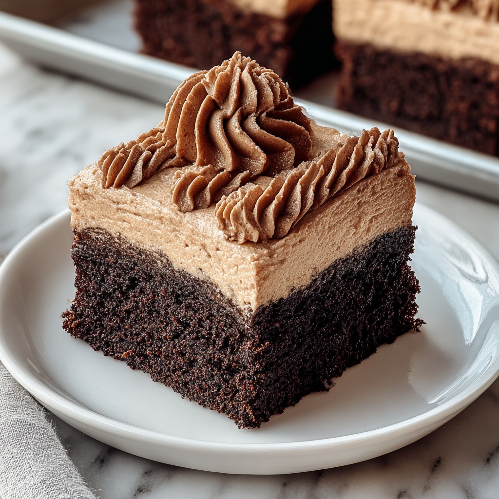 Frosted Coffee Brownies Recipe - Recipe Image