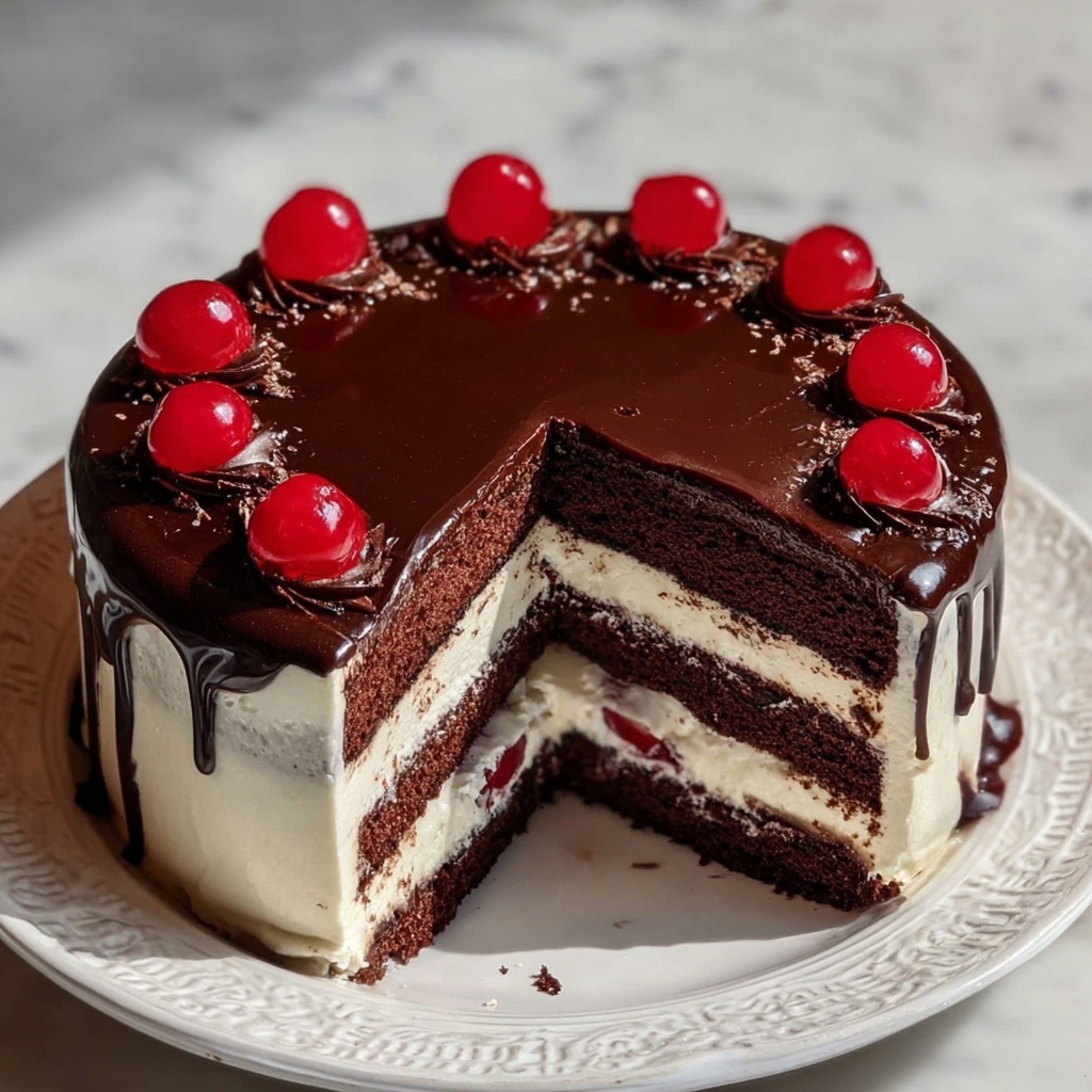 Black Forest Cake Recipe - Recipe Image