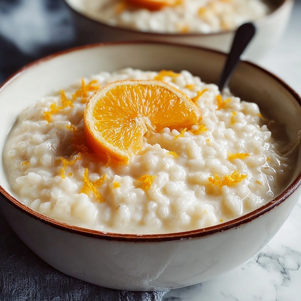 Creamy Orange Rice Pudding Recipe - Recipe Image