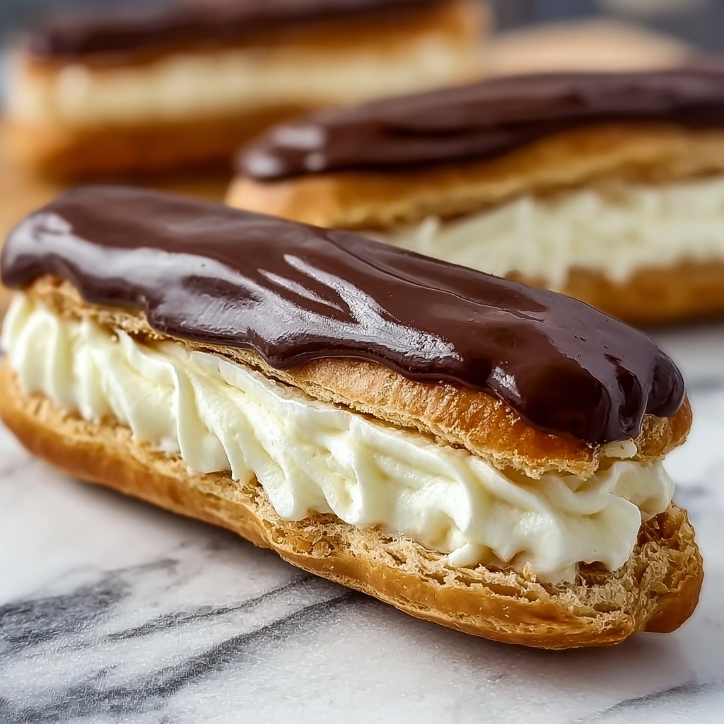 Homemade Éclairs Recipe - Recipe Image