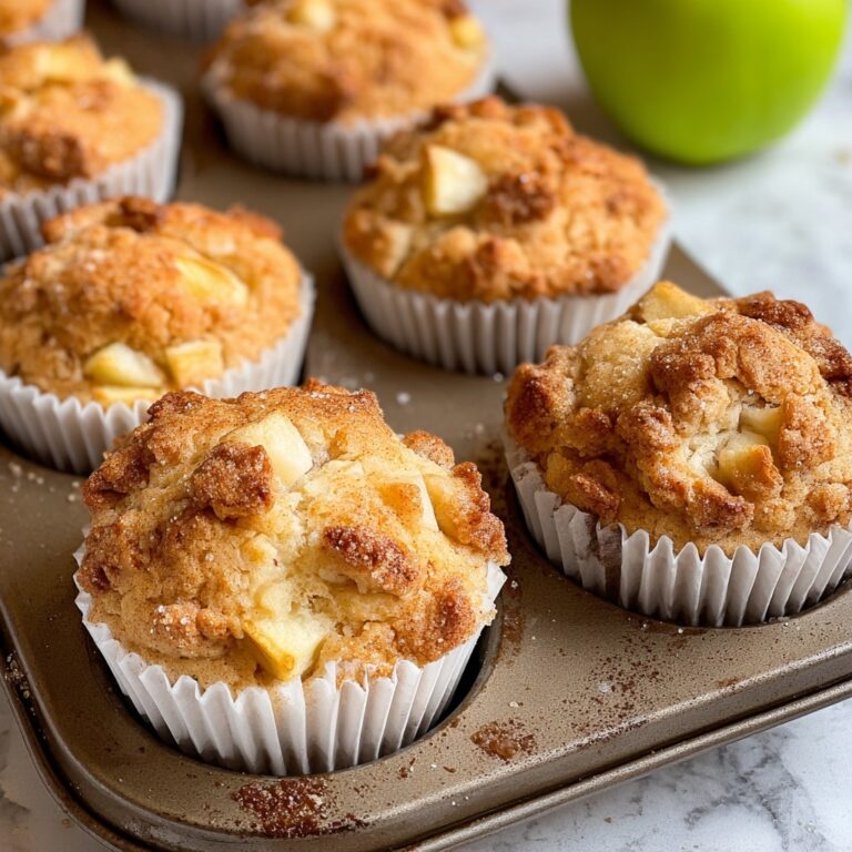 Easy Apple Sour Cream Muffins Recipe