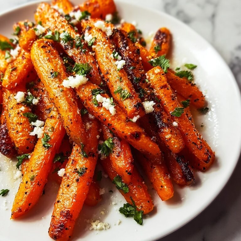Parmesan Garlic Roasted Carrots Recipe