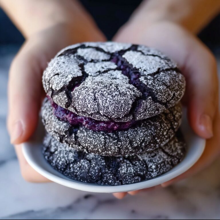 Blueberry Crinkle Cookies Recipe