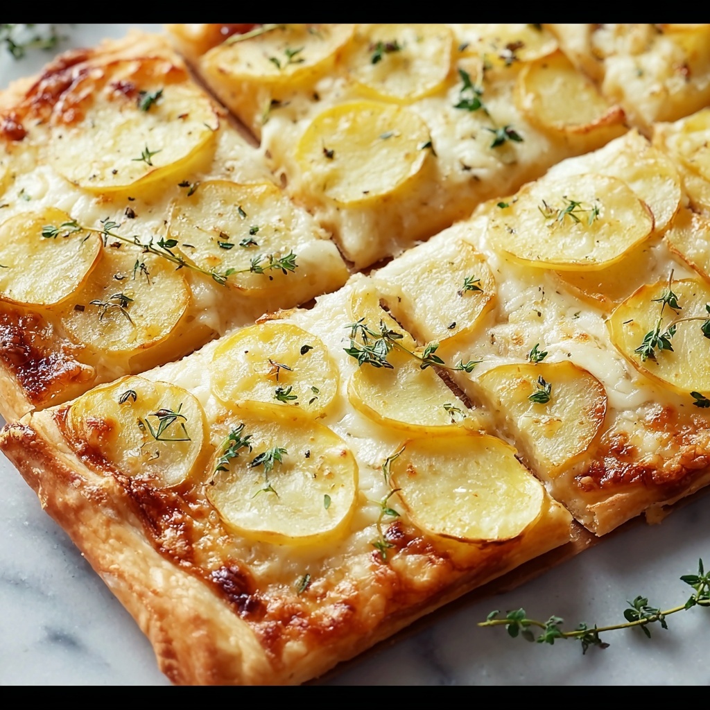 Puff Pastry Potato Tart Recipe - Recipe Image