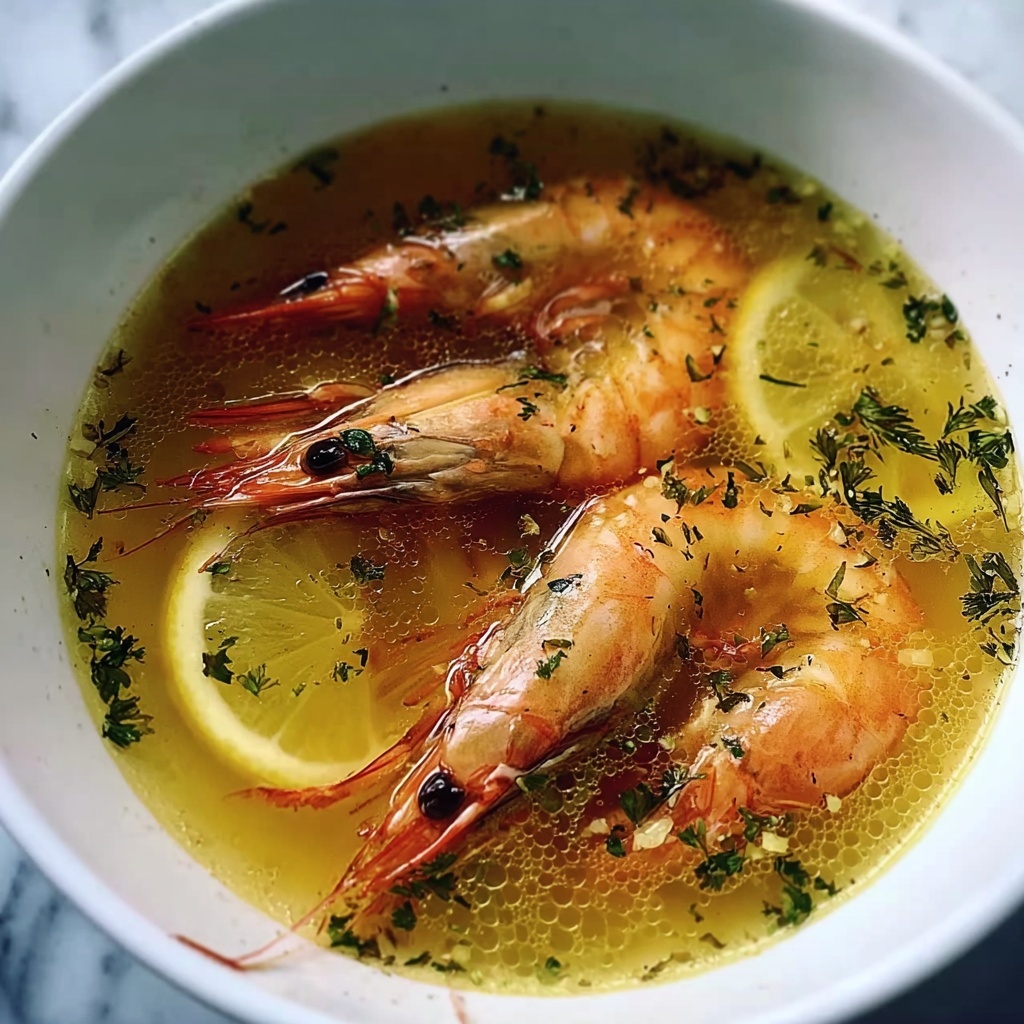 Prosecco Butter Poached Shrimp Recipe - Recipe Image