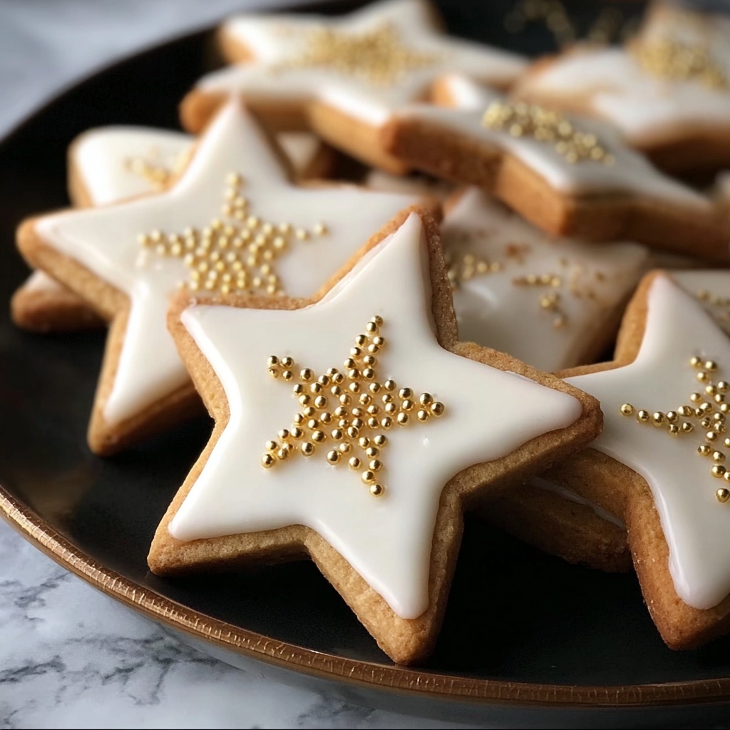 Star-Shaped Sugar Cookies Recipe - Recipe Image