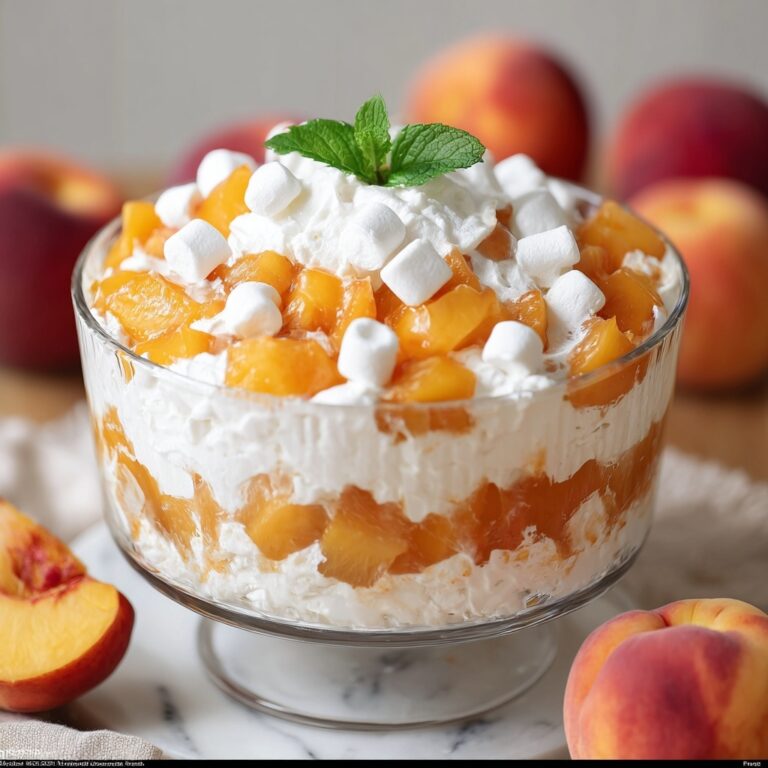 Peach Fluff Salad Recipe