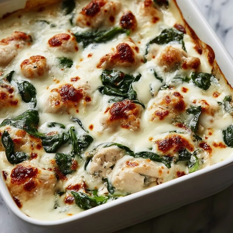 Chicken and Spinach Casserole with Cream Cheese Recipe