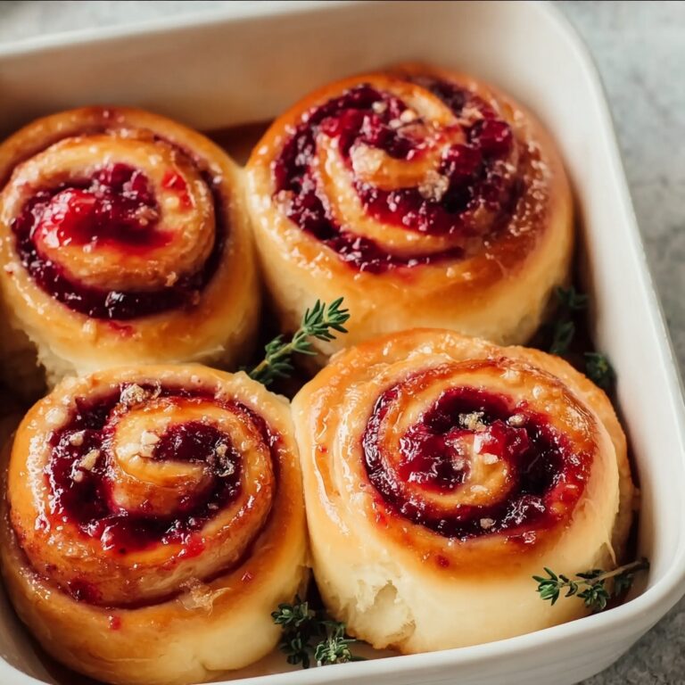 Cranberry Orange Sweet Rolls Recipe