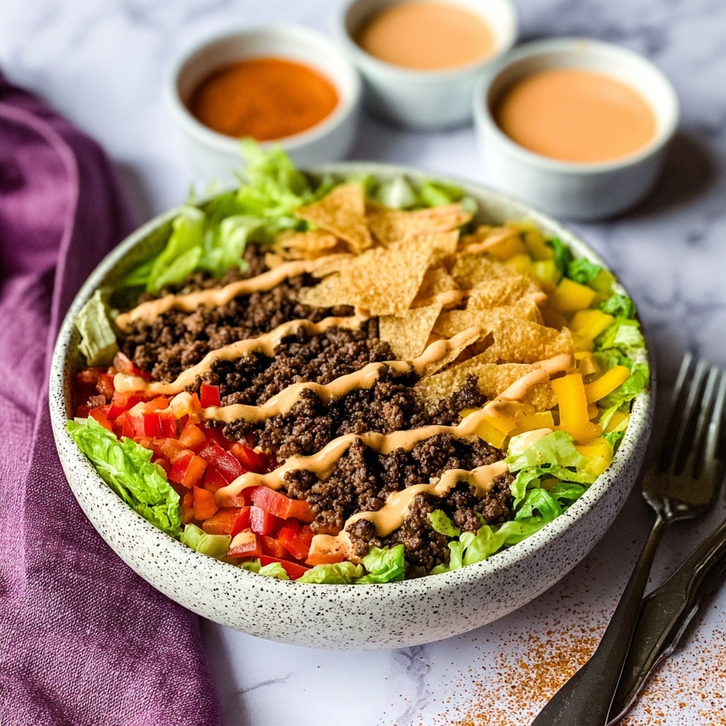 Big Mac Salad Recipe - Recipe Image