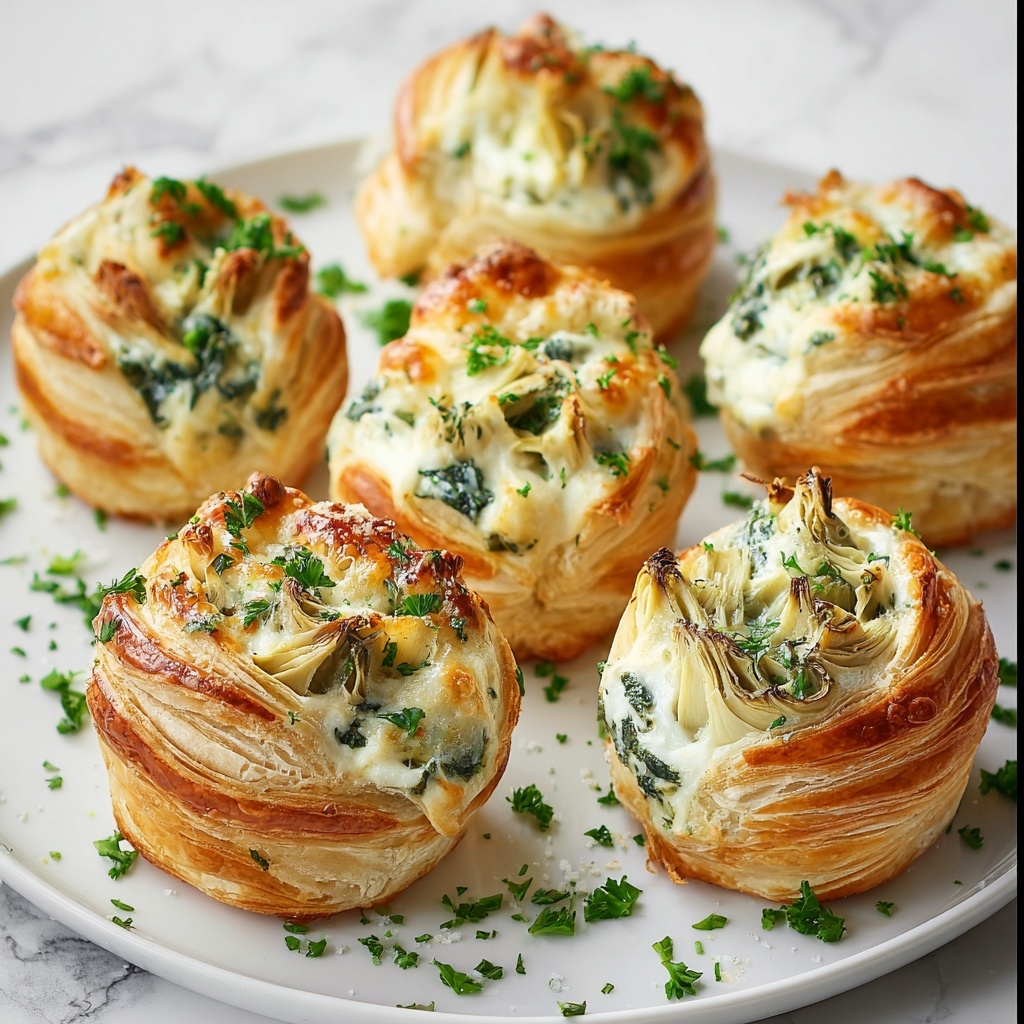 Cheesy Spinach and Artichoke Pinwheels Recipe - Recipe Image