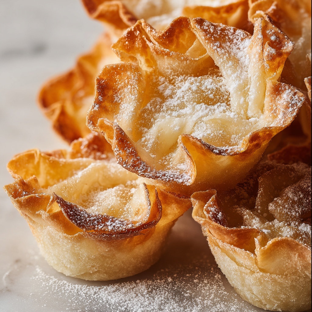 Crispy Homemade Wontons Recipe - Recipe Image