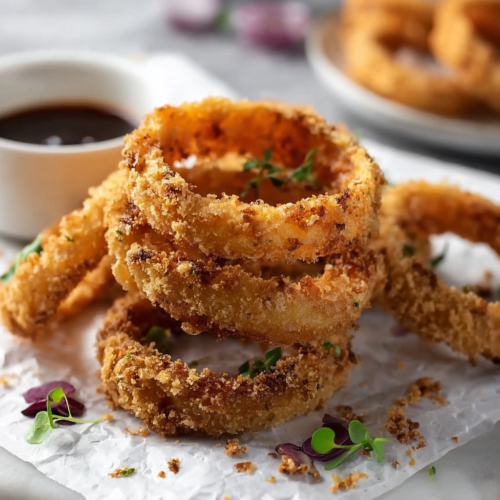 Crispy Homemade Onion Rings Recipe - Recipe Image