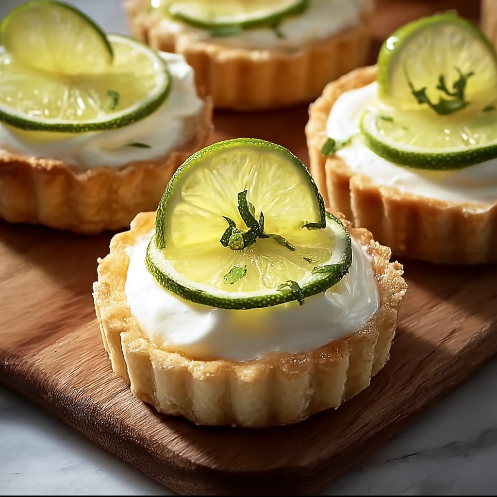 Key Lime Pie Tartlets Recipe - Recipe Image